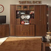 Тумба МЦН 5 ШЕРЛОК (Sherlock) орех шоколадный - Изображение 2